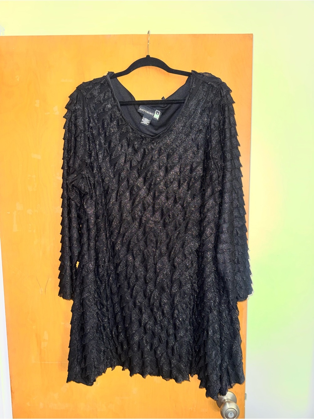Antthony Black Shirt or Mini Dress